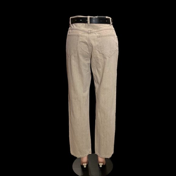 NWOT Vintage Lee High Rise Denim Jeans with Belt Size 12S - Picture 4 of 12